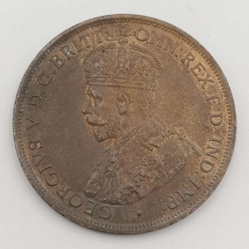 1915 H Australia One Penny AU+