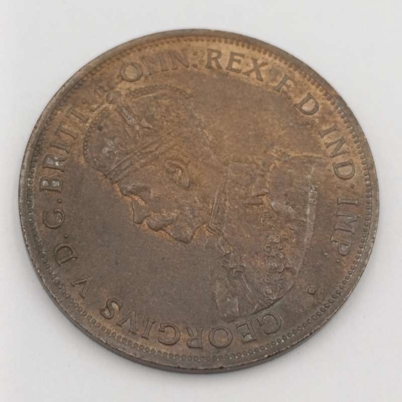 1915 H Australia One Penny AU+