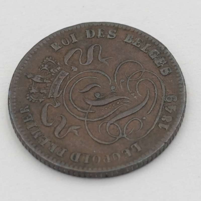 1849 Belgium 1 Centime VF