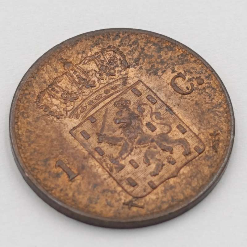 1873 Netherlands 1 cent - UNC