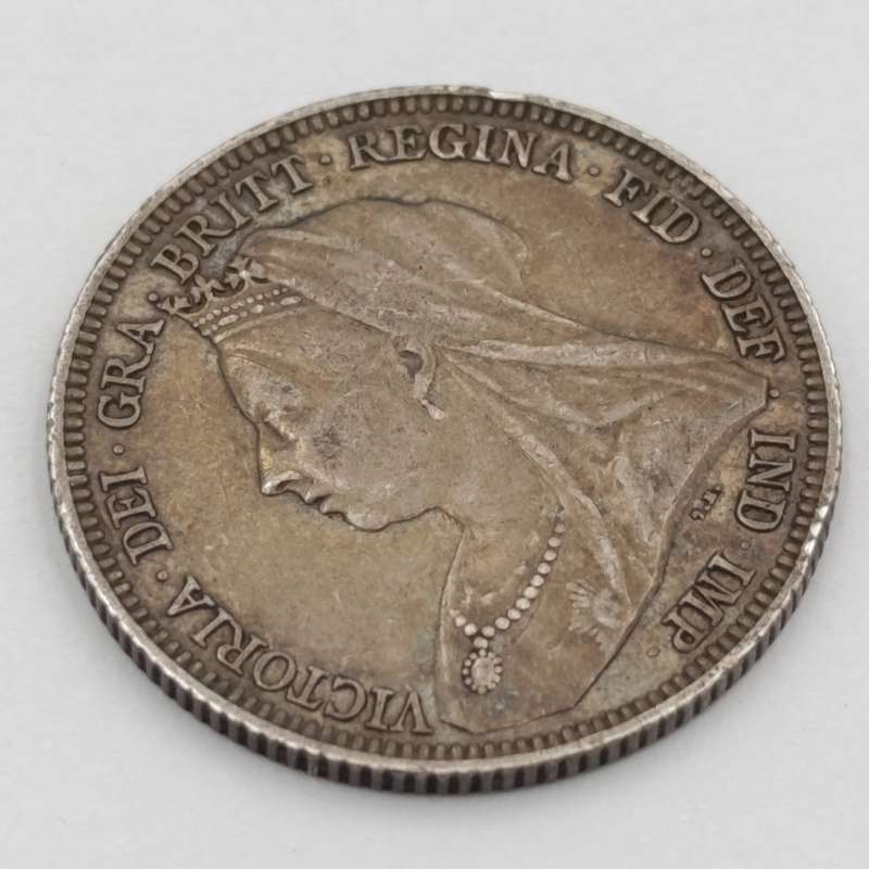1893 Great Britain Shilling - XF