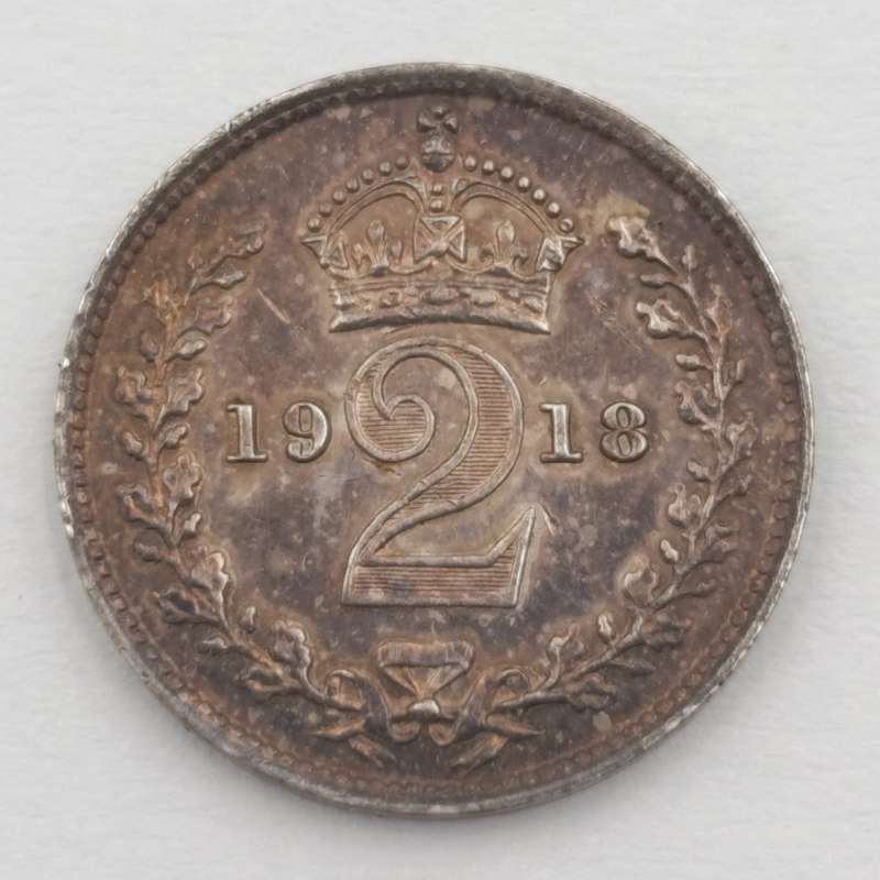 1918 Great Britain 2 pence proof