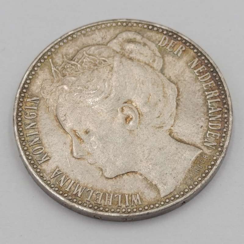 1898 Netherlands 1 Gulden - Wilhelmina - AU