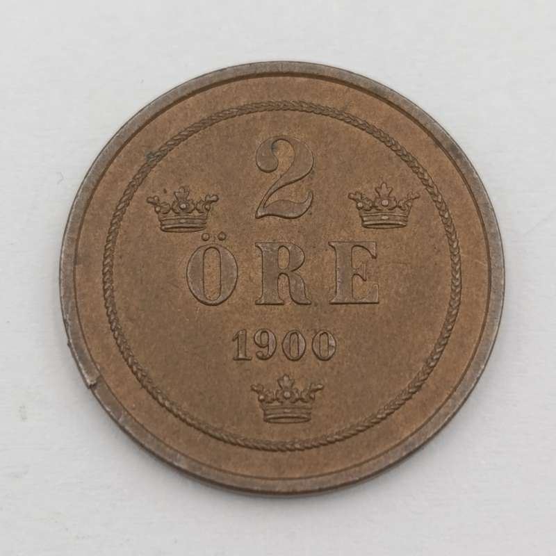Sweden 2 ORE 1900 - AU