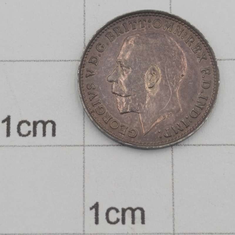 1918 Great Britain 3 pence proof