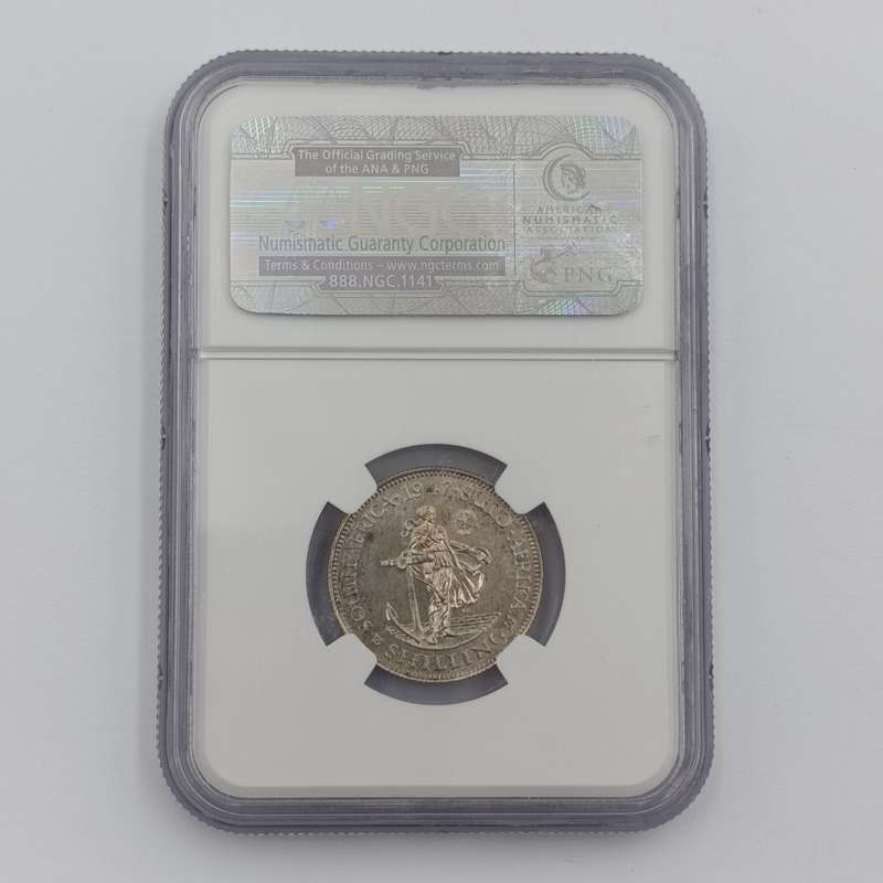 1947 SA Union Proof 1 Shilling graded PF63 by NGC