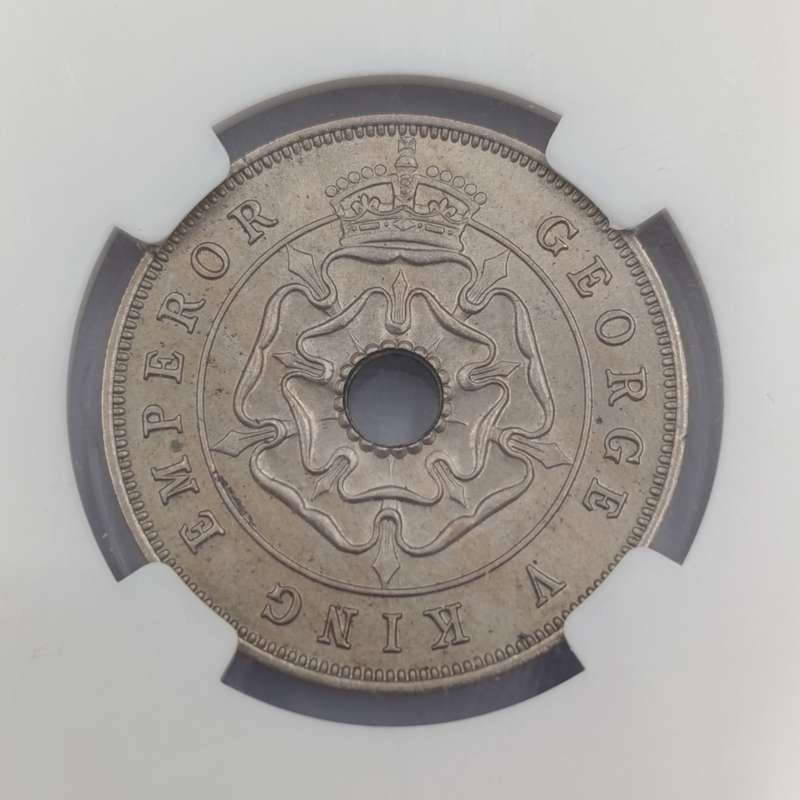 1934 Southern Rhodesia Penny graded MS64 by NGC
