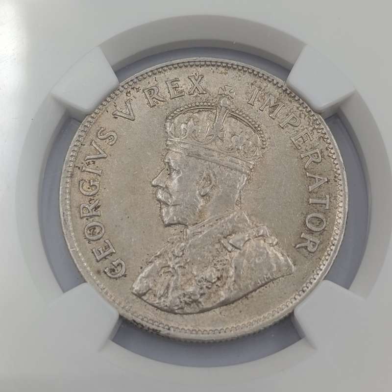 1925 SA Union 2 1/2 Shilling half crown graded AU 55 by NGC