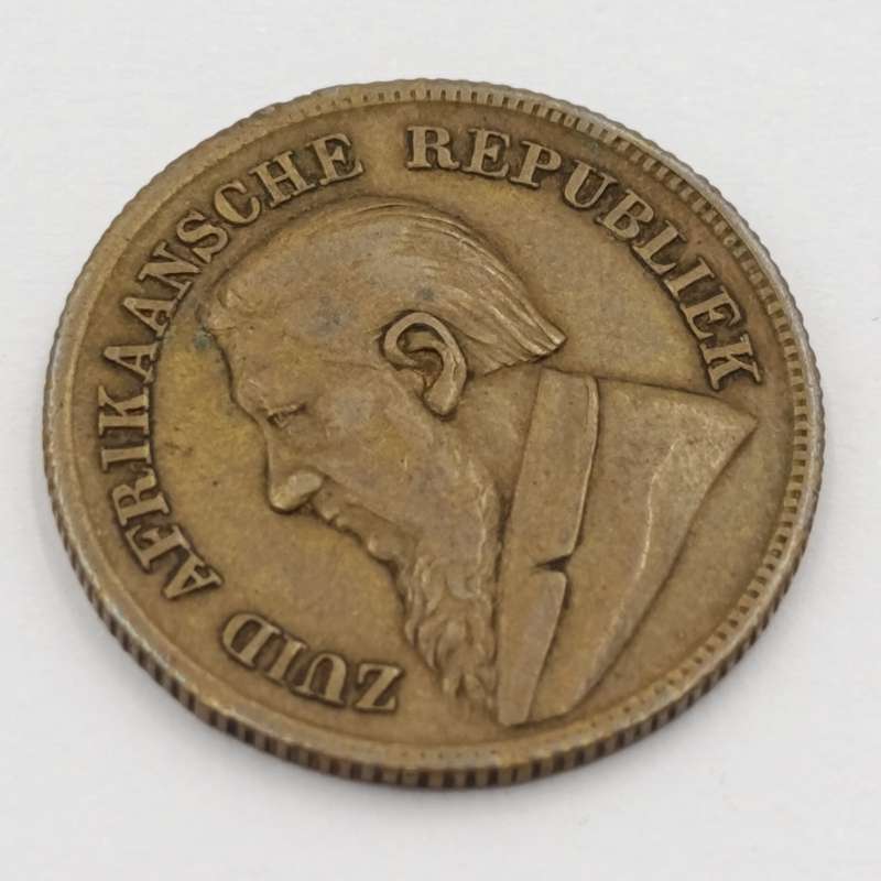 1896 Paul Kruger imitation brass sovereign token