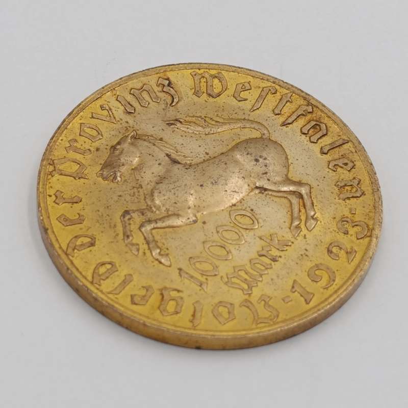 Germany Weimar Republic 1923 notgeld coin Westphalia - 10000 Mark