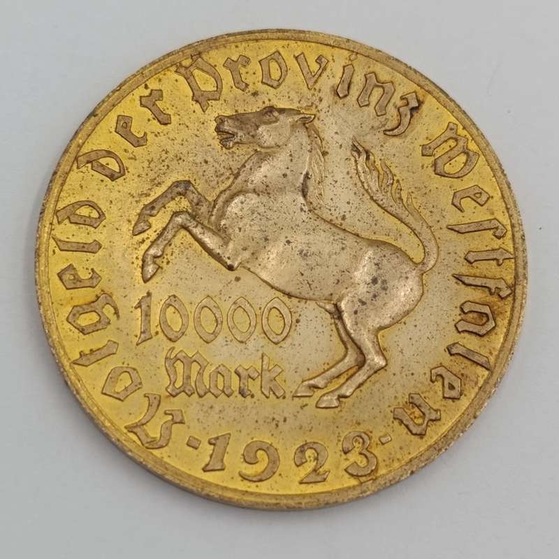 Germany Weimar Republic 1923 notgeld coin Westphalia - 10000 Mark