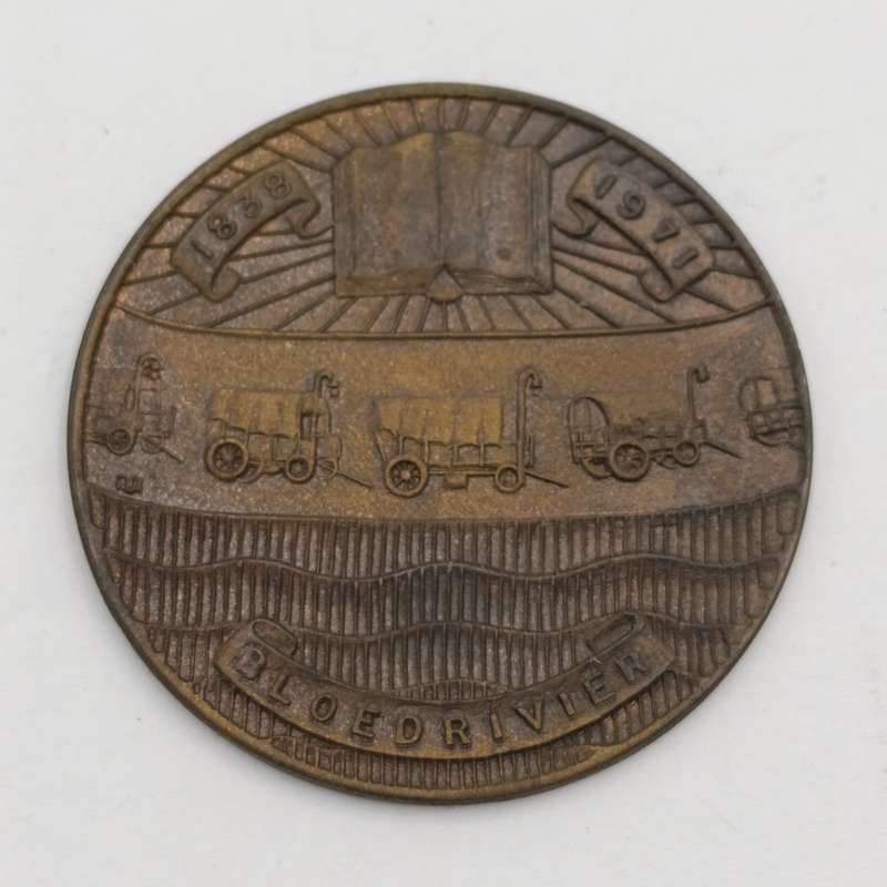 1838-1971 Bloedrivier commemorative medallion