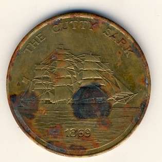 Cutty Sark medallion - date 1869 on medallion - as per scan