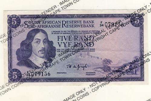 1967 R5 note in AU condition - F34