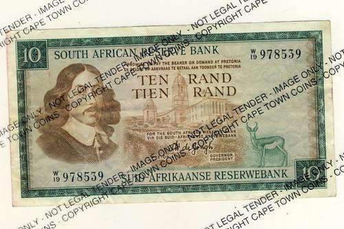 TW de Jongh ten rand replacement note W19 - CRAZY WEDNESDAY