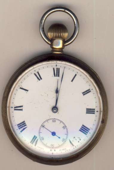 Elgin Swiss Pocket watch with Illinois 20 years watch case ( overwound )