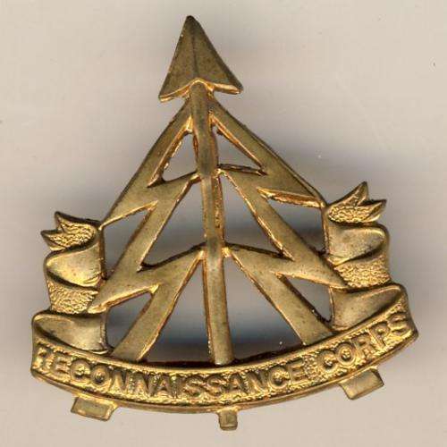 British Badge Reconnaissance Corps, copy, brass - CRAZY WEDNESDAY