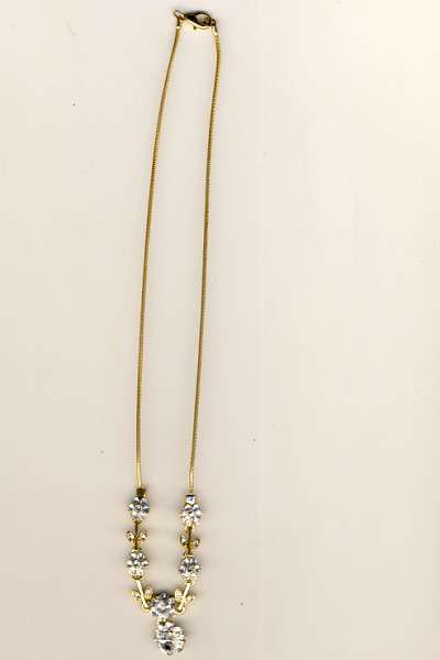Diamante' costume necklace - lovely one - CRAZY R1 AUCTION