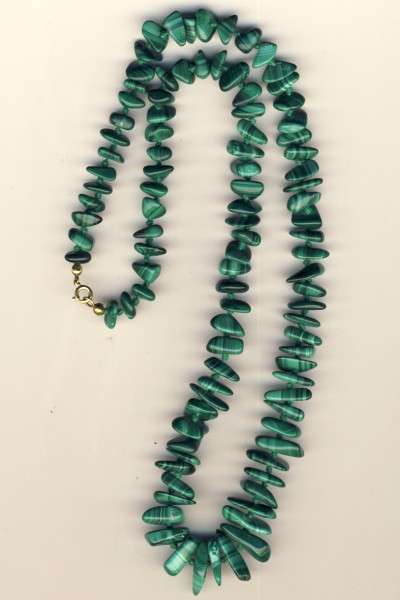 Malachite necklace 30cm @@@ Crazy R1 Start