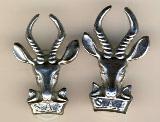 SA Infantry corps collar badge - as per scan