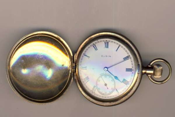 Elgin pocket watch - overwound , but in excellent cosmetic condition