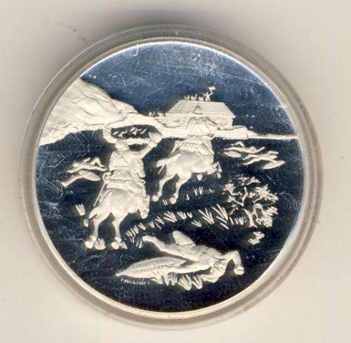 Zulu War Silver coin - Relief of Rorke's drift