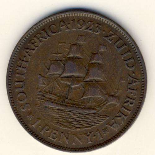 SAU 1923 Penny as per scan - brown @@@ Crazy R1 Start