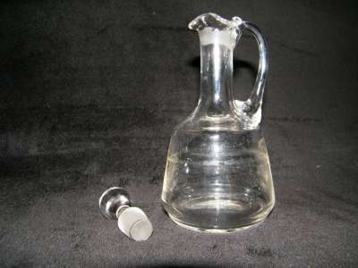 Vintage Glass Vinegar Bottle @ CRAZY R1 start