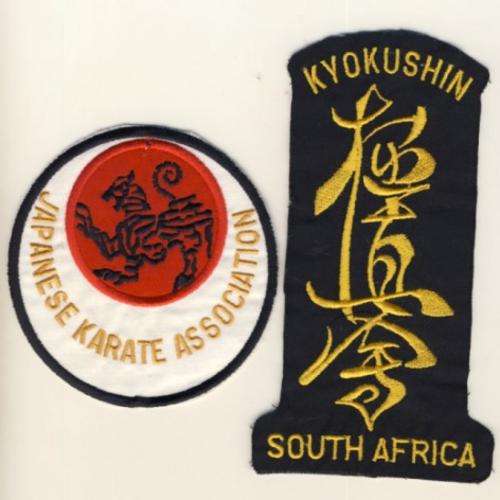 2 Karate badges
