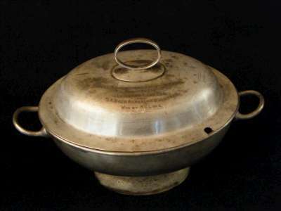 Silver plated Soup "tureen" with presentation description