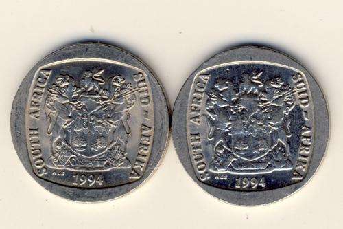 2 x Presidential Inauguration R5 coins