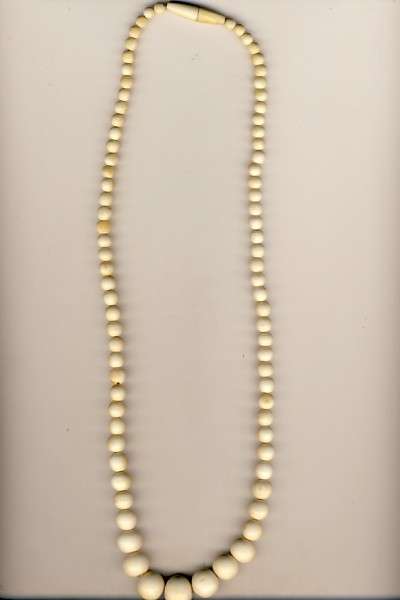 Ivory Necklace as per scan - vintage item