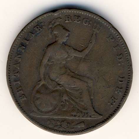 1856 Great Britain penny