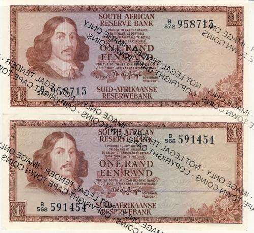 Lot of 52 decent condition old SA notes - you bid per note to take all
