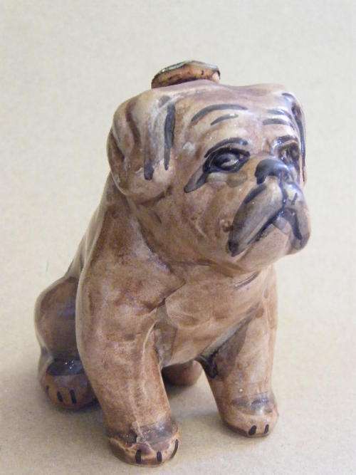 Liqueur bottle made in Italy for Luxardo - Bulldog - unopened but evaporated