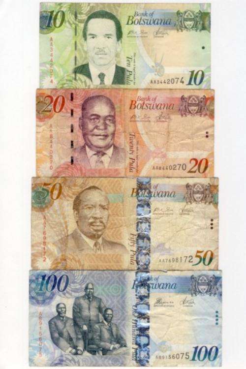 Botswana 180 Pula in notes