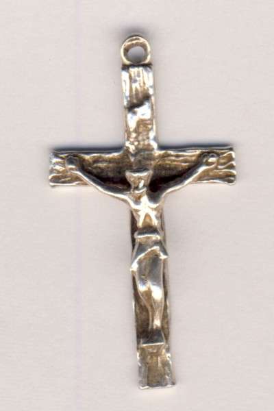 Sterling silver pendant - Jesus on the cross