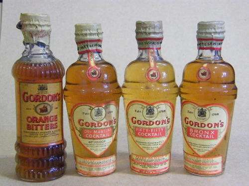 Lot of 4 miniature bottles -  all vintage - you bid per bottle to take all