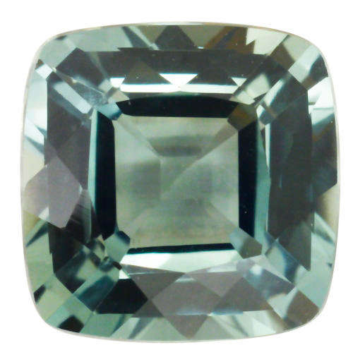 Natural Sapphire 2.82 carat - Antique Cushion cut - green colour