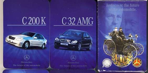 Box of Mercedes Benz cards - as per scan
