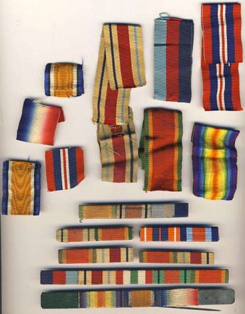 Lot of medal ribbons & bars - as per scan
