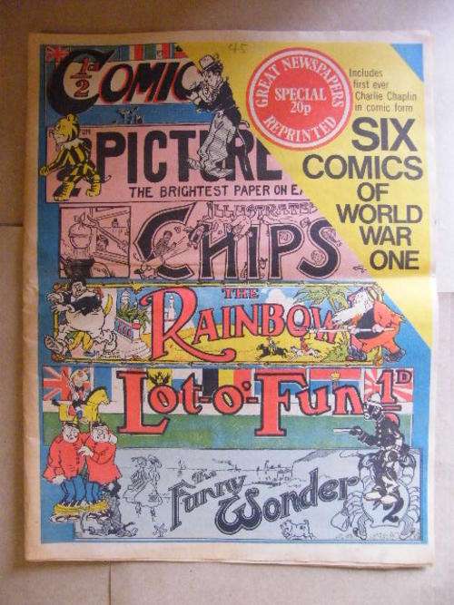6 Comics of WWI reprinted issue  - Vintage - as per scan