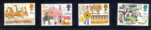 Set of British 1983 " British Fair's " mint stamps in Royal Mail folder - @@@ Crazy R1 Start