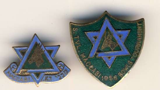 2 Jewish / South Africa bowling badges @ CRAZY R1 start