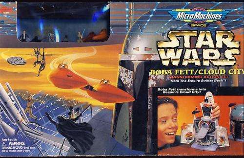 Micro Machines - Star Wars, Boba Fett / Cloud City in original box - as per scan