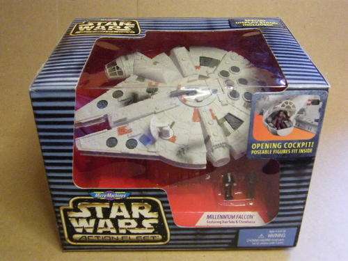 Micro Machines - Star Wars, Action Fleet - Millennium Falcon in original box - as per scan