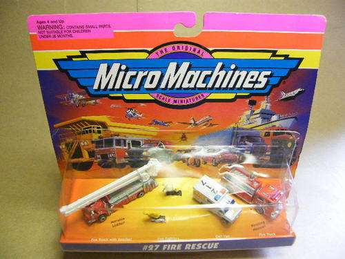 Micro Machine - # 27 Fire E=rescue set in Original packaging - as per scan