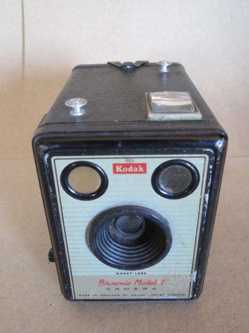 Kodak Camera  - Brownie Model I made in England - as per scan
