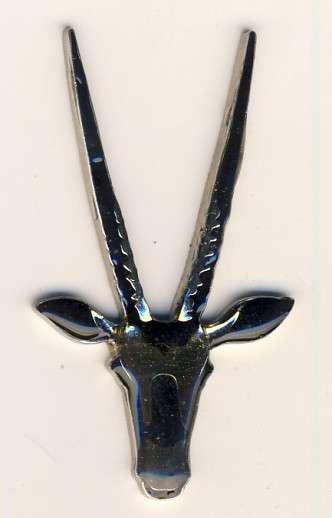 SWA Territorial Forces Stable belt loose Gemsbok head ( Manufactured but never used ) - as per scan
