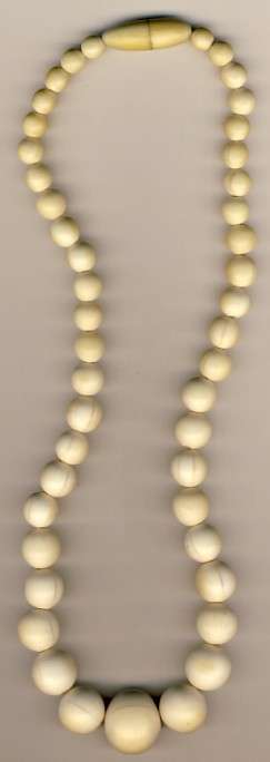 Antique Ivory necklace - as per scan
